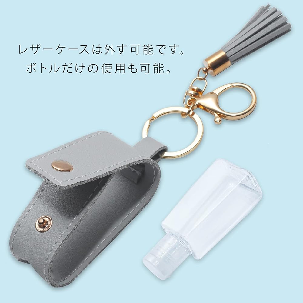 ミニトートバッグ　(消毒用アルコール)ハンドジェルボトル入れ　編みぐるみ(いぬ) minami-shop_1910