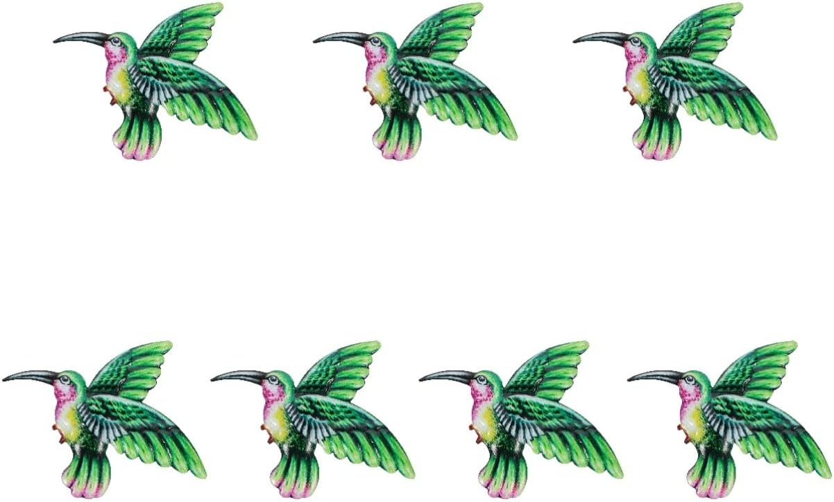 jojofuny 7 Piezas Cocina D Estatua Jardín Artesanía Dormitorio Patio Oficina Pared Artesanías Simuladas Baño Esculturas Habitación Cerca Vuelo Hierro Decoración Patio Decoración Vida