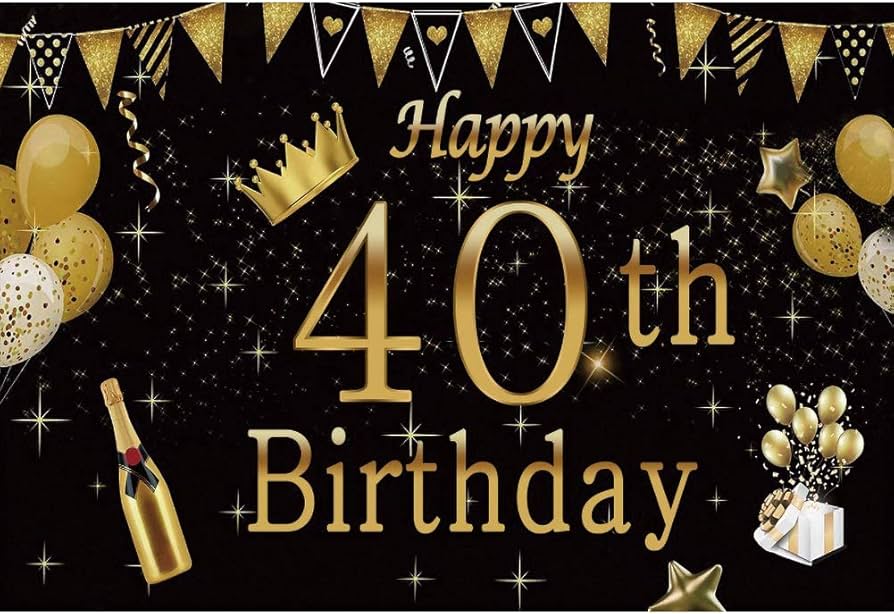 Aggregate 141+ 40th birthday wallpaper background best - 3tdesign.edu.vn