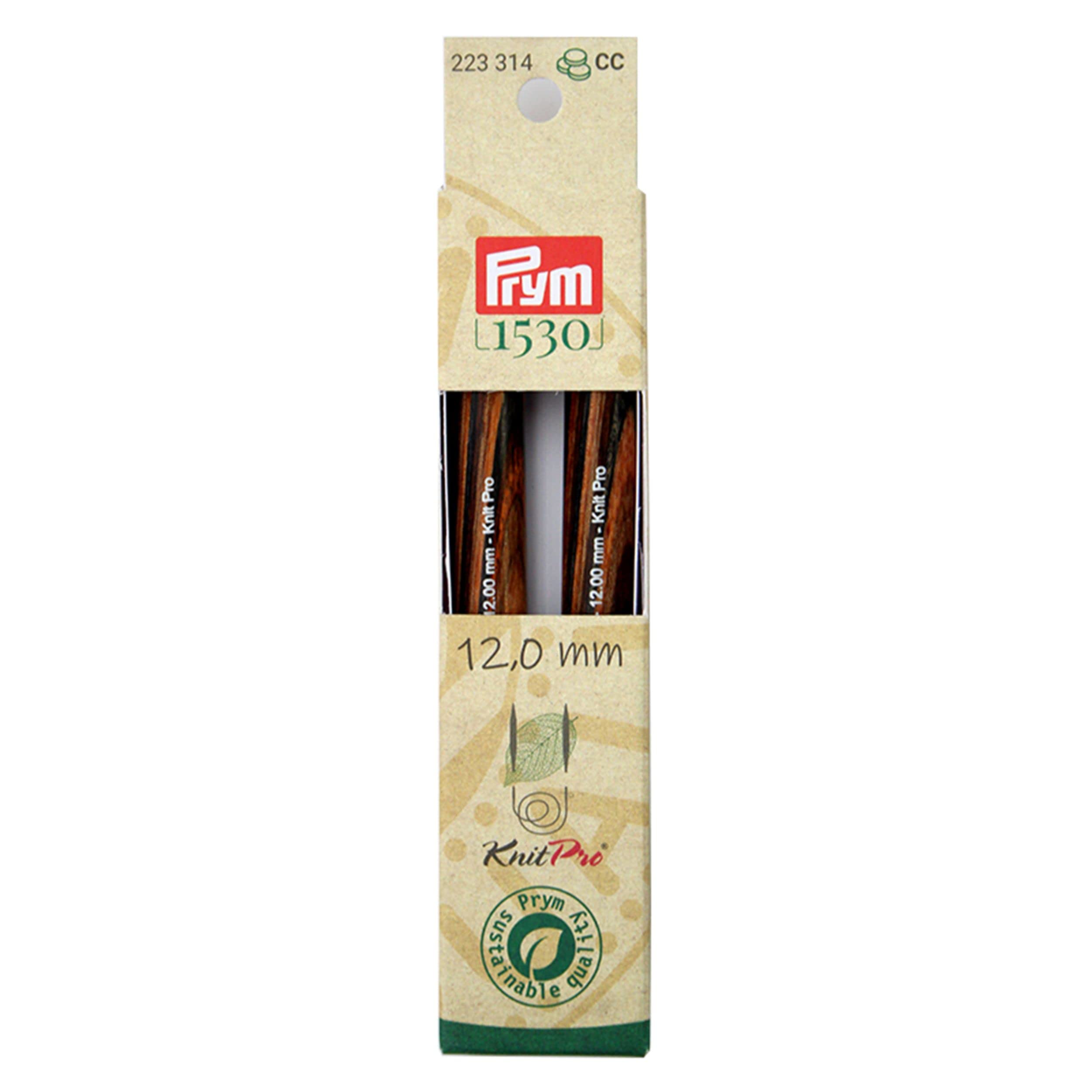 Prym 223353/Wood - Ferri da Maglia, 2 x 1 x 10 cm, Colore