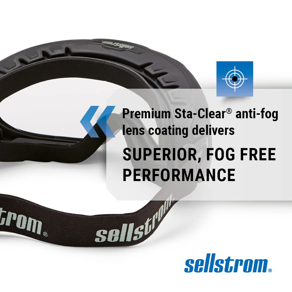🔥 Flаѕh Sаlе Sellstrom Safety Goggles, Wildland Fire OTG Eye Protection, Anti Fog, Scratch Resistant, Protective Eye Shield for Men and Women with Clear Lens, Adjustable Strap, Black Frame, S80225 Nеw Dеаl Sellstrom Safety Goggles, Wildland Fire OTG Eye Protection, Anti Fog, Scratch Resistant, Protective Eye Shield for Men and Women with Clear Lens, Adjustable Strap, Black Frame, S80225