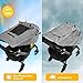 Stroller Sun Shade - UPF 50+ Universal Stroller UV Protection Cover for Baby with See Through, Waterproof Sun Cover for Stroller, Stroller Sunshade Extender, Joggers & Stroller Accessories for UV