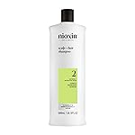 Nioxin Scalp + Hair Thickening System 2 Shampoo | For Natural or Untreated Hair with Progressed Thinning | With Niacinamide and Biotin | 16.9 Fl oz.