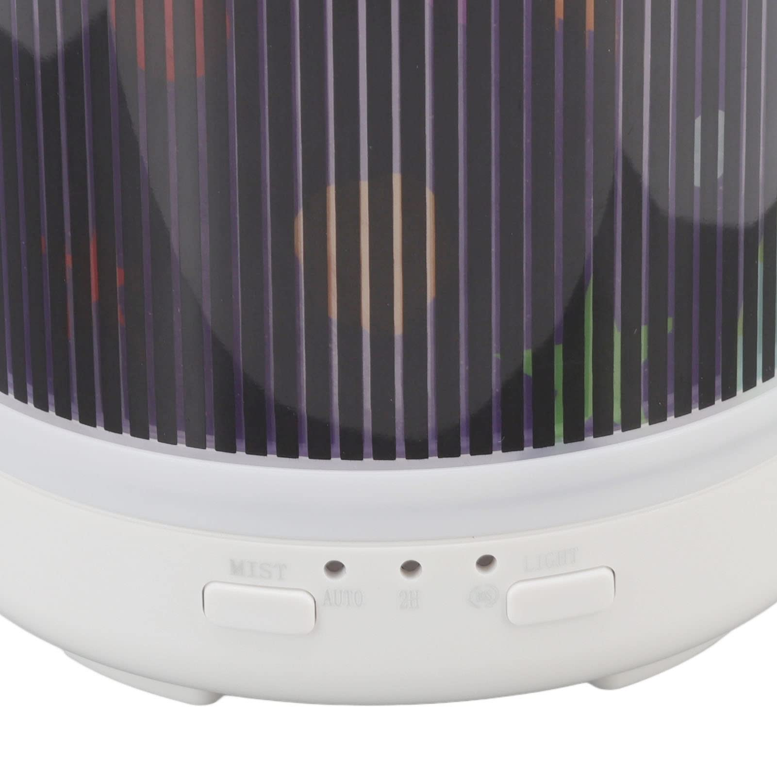 Diffuseur D'huiles Essentielles D'aromathérapie de 250ml, avec Lumière D'ambiance LED Dynamique et Arrêt Automatique, pour Détendre L'humidificateur de Chambre à Coucher (Prise UE)