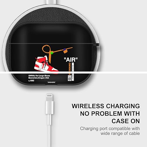 Miniatura 7 de Gedicht Funda para Airpods Pro de 2 generación 2022 Air Sports Shoes funda protectora de TPU suave resistente para Apple Airpod Pro 2 con llavero