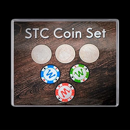 Miniatura 2 de ZQION STC Coin Set Cambio de Monedas Penetrar Monedas Mágicas Trucos Cerca de Monedas Mágicas Trucos de Moneda Accesorios Multiplicar Monedas de