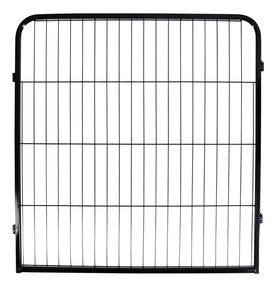 Kerbl 80577 Hunde- und Welpengehege 80x77cm, 8 Elemente, mit Türe, 20.12 kg