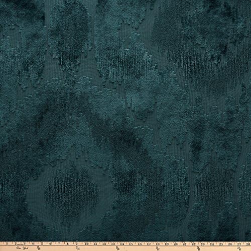 Morgan Fabrics Velvet Cavallino Teal