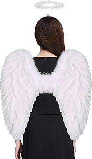 Angel Wings for Adult Feather Angel Costume for Women Halloween Costume