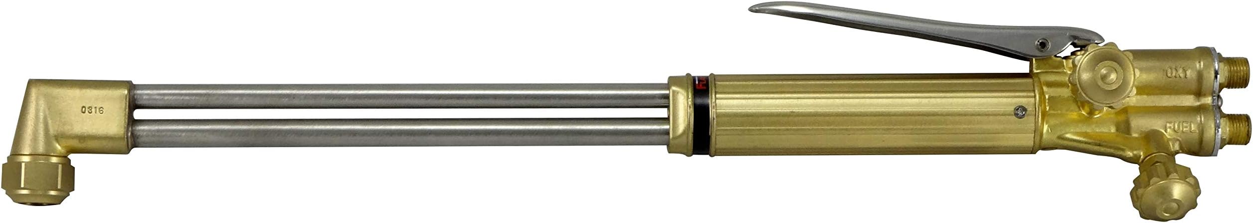 Flame Tech Heavy-Duty Hand Cutting Torch for Any Fuel Gas, Victor Compatible Oxy-Acetylene Torch Kit, Cuts Up to 8", Tested in the USA