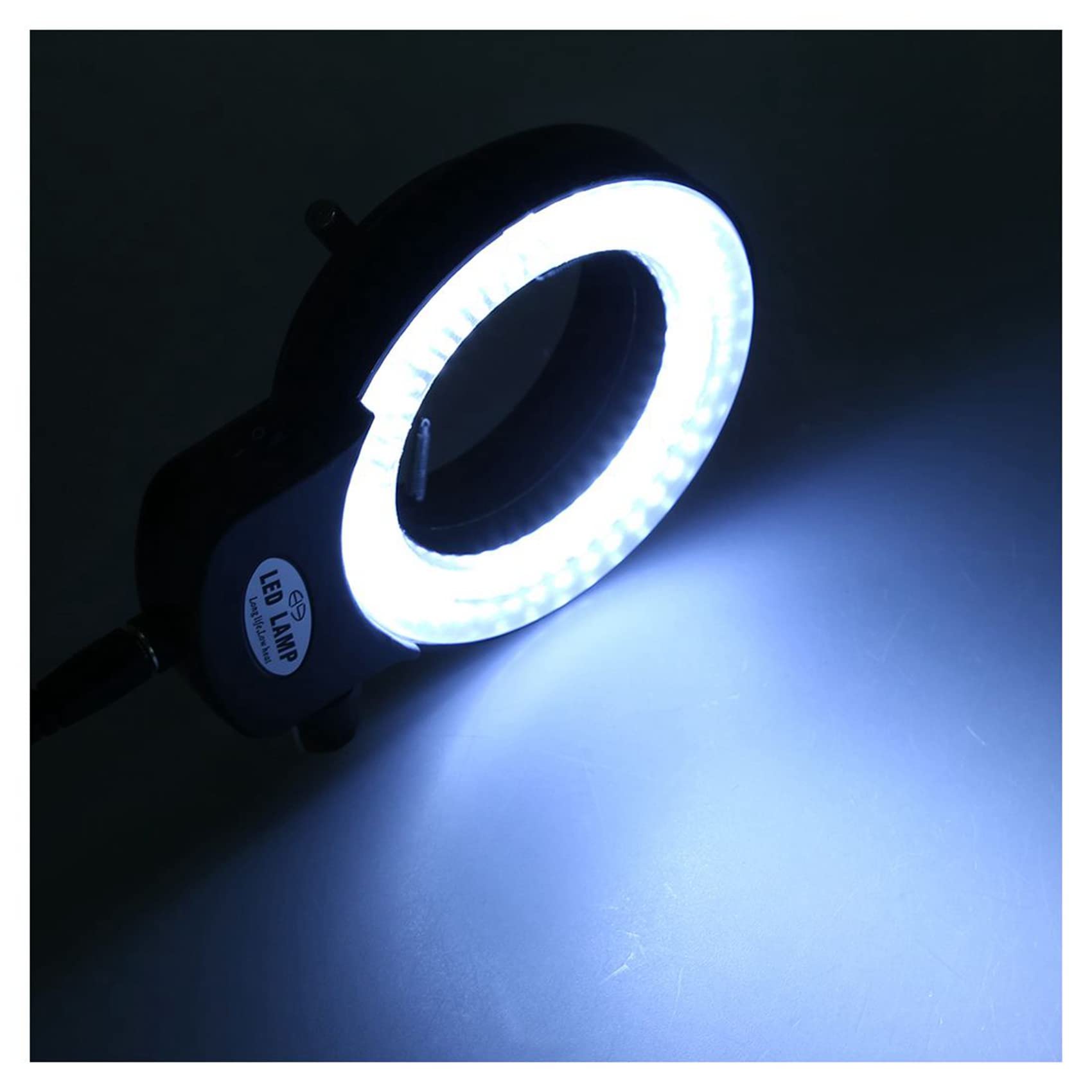 3X 144 LED Luz del Anillo del Miniscopio Luz del Anillo 0-100% Ajustable para Luz del Anillo del Miniscopio