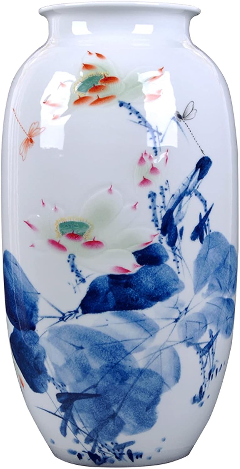 vase Vase Ceramic Vases Blue and White Porcelain Vases Hand