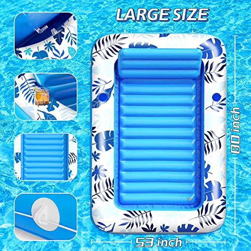 Inflatable Tanning Pool Lounger Float -Dctb Sun Tan Tub Sunbathing Pool Lounge Raft,46" X 71"Extra Large Floatie Toys Tanning Bed Blow Up Pool Raft Lounge Floatie #TOP1