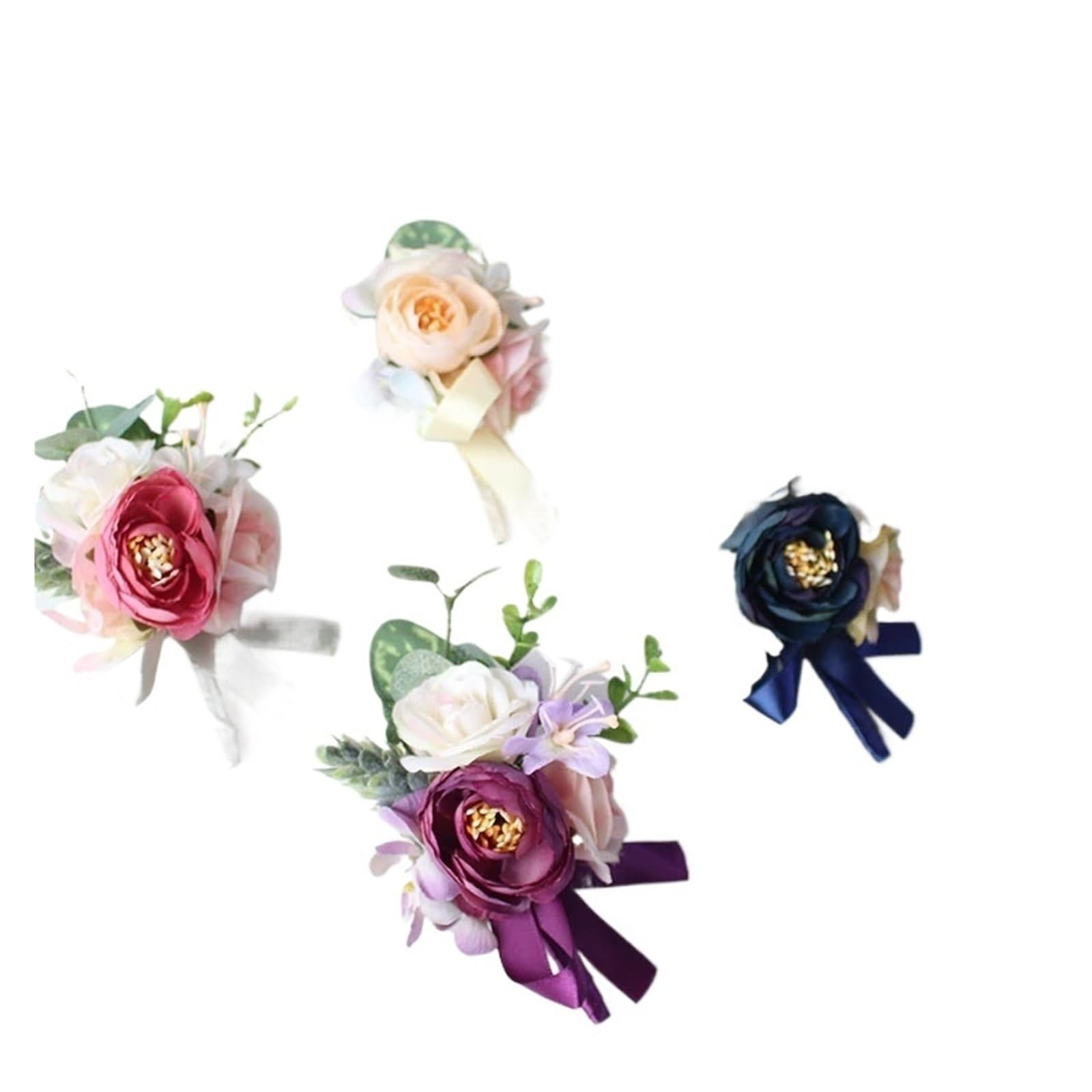 MQFBNNP Wedding boutonniere Wedding Boutonniere Bride Wrist Corsage(Wrist corsage-E)