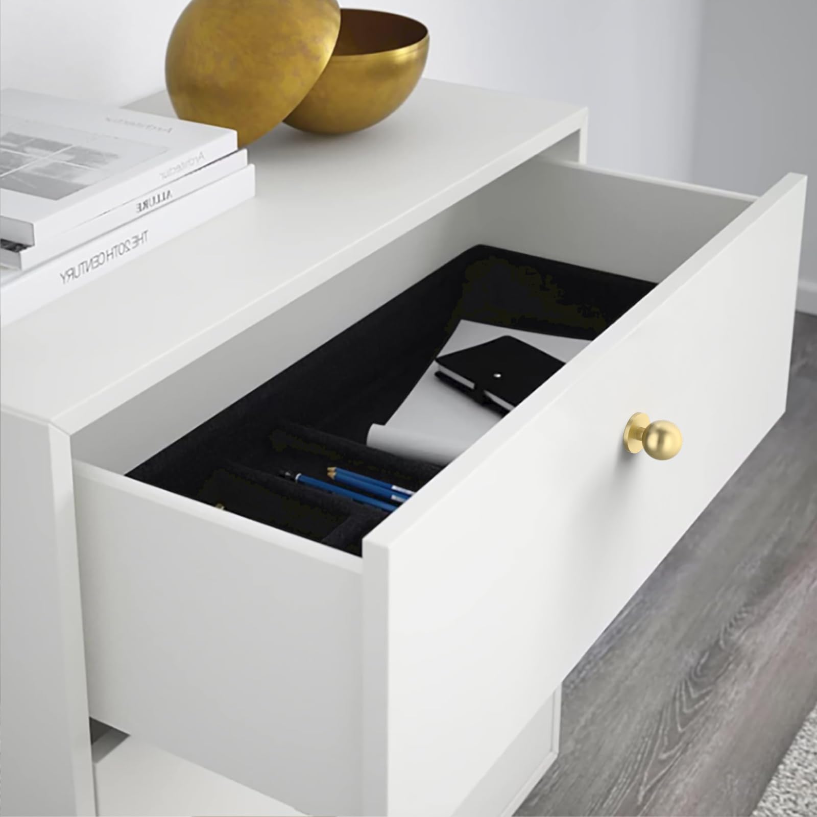 Khtumeware 10 Pack Champagne Bronze Cabinet Knobs 1 Inch Single Hole Cabinet Handles Dresser Knobs Drawer Knobs And Pulls For Bathroom Cabinets