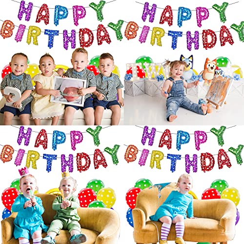 Image of Party Propz 2nd Birthday Decoration Kit | Rubber Two Sweet Decoration Items 23Pcs Multicolour | Birthday Decoration Kit for Girls & Boys with Happy Birthday Banner & Balloons
