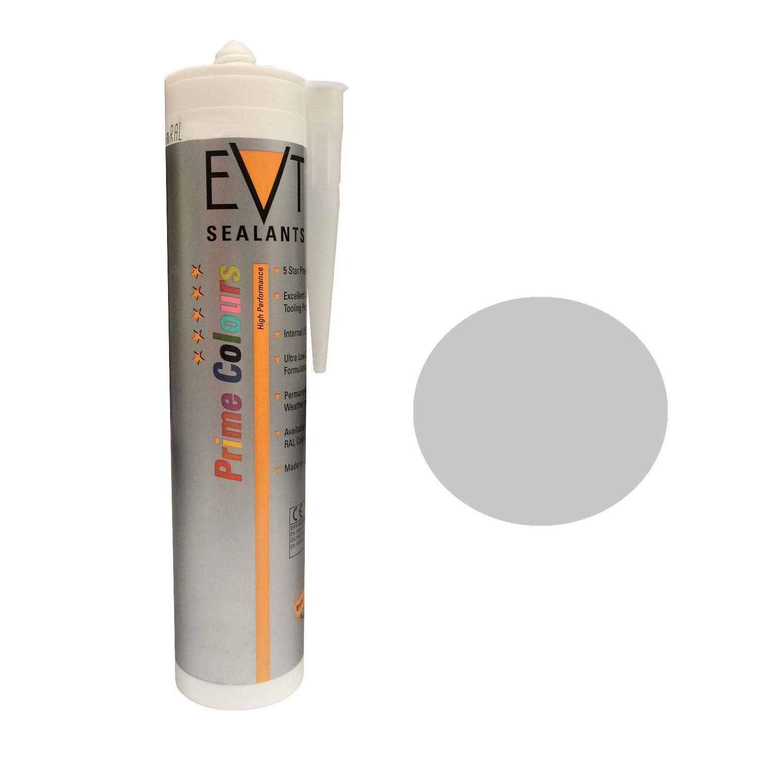 EVT Prime Colour - Silicone (RAL Coloured Silicones) (RAL 7047 Telegrey 4)