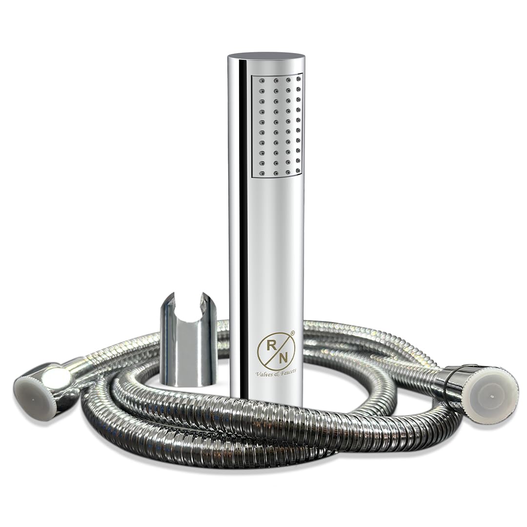 RN Hand Shower Set Round with 1.5 meter Shower Hose & Holder
