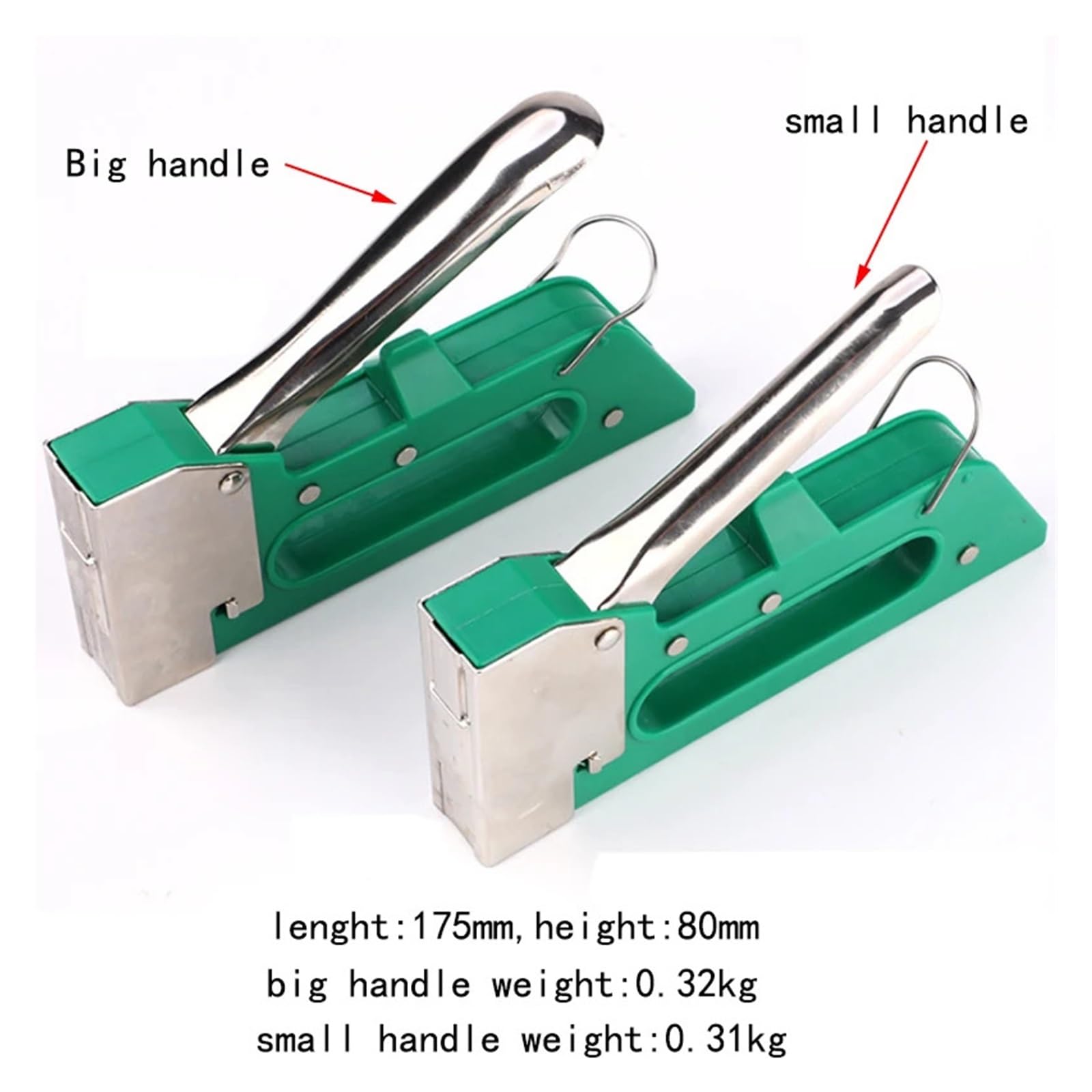 Zszywacz Ręczny Ręczny Pistolet Do Gwoździ O Dużej Wytrzymałości Zszywacz Meblowy Zszywki 10x8mm Do Zszywek Do Kadrowania Narzędzia Do Obróbki Drewna Tacker Do mocowania materiałów, dekoracji, stolark