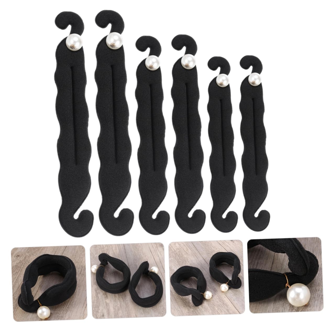 minkissy 30stücke Teiliges Bun Maker Doppelt Gehakte Haar-dutt-tools Wiederverwendbare Haarknoten-maker Für Verschiedene Haartypen Langlebige Und Rutschfeste Dutt-haarzubehör