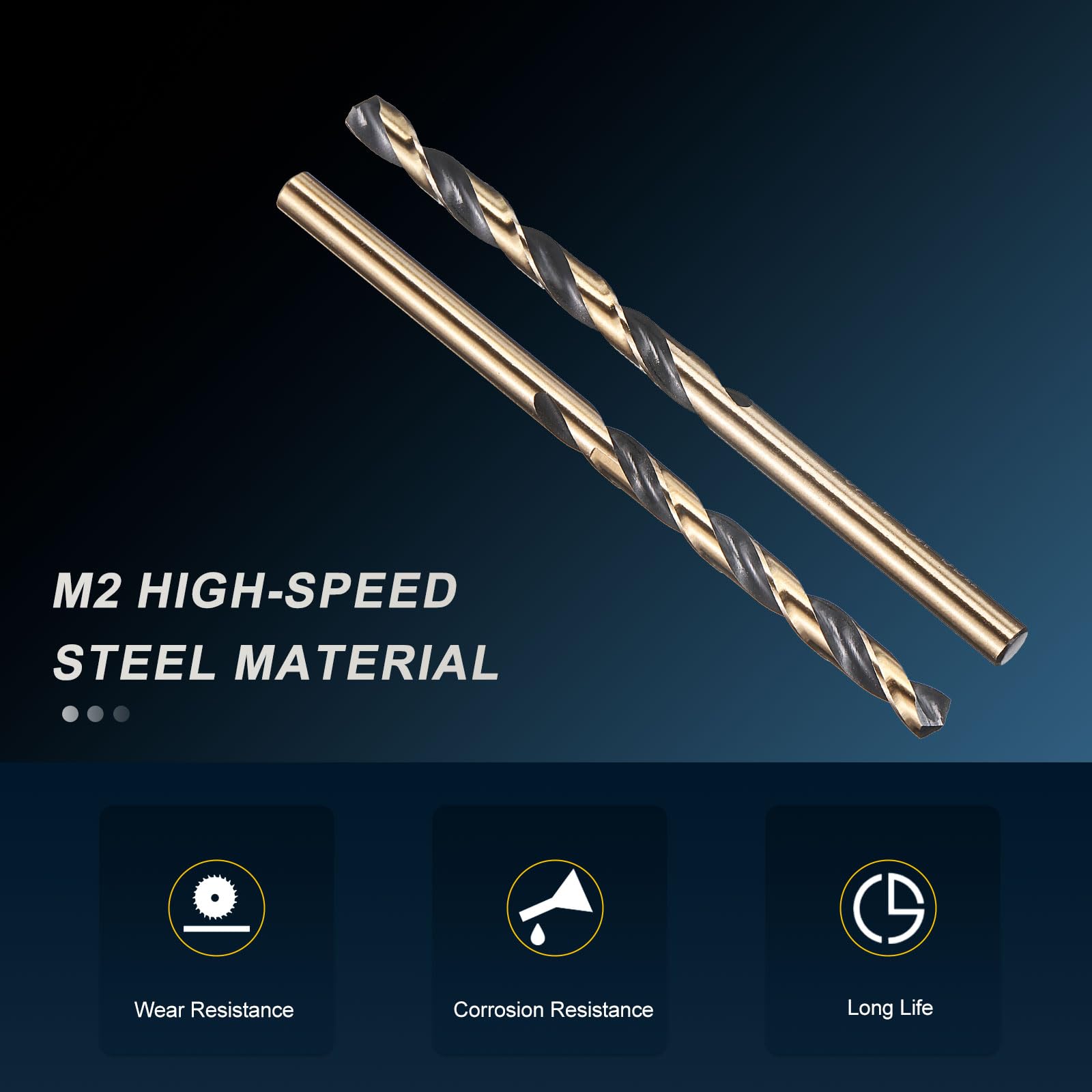 PATIKIL 4.4mm Drill Bit 11/64" - Image 3