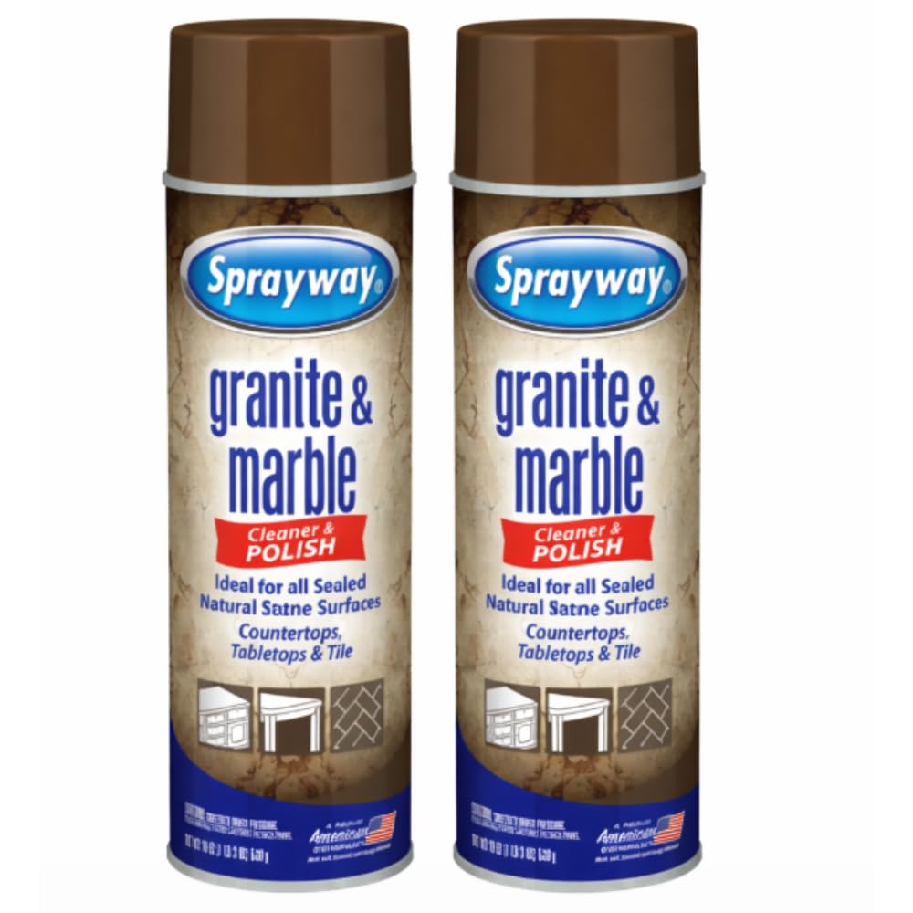 Sprayway Granite and Marble Cleaner 2 Pack