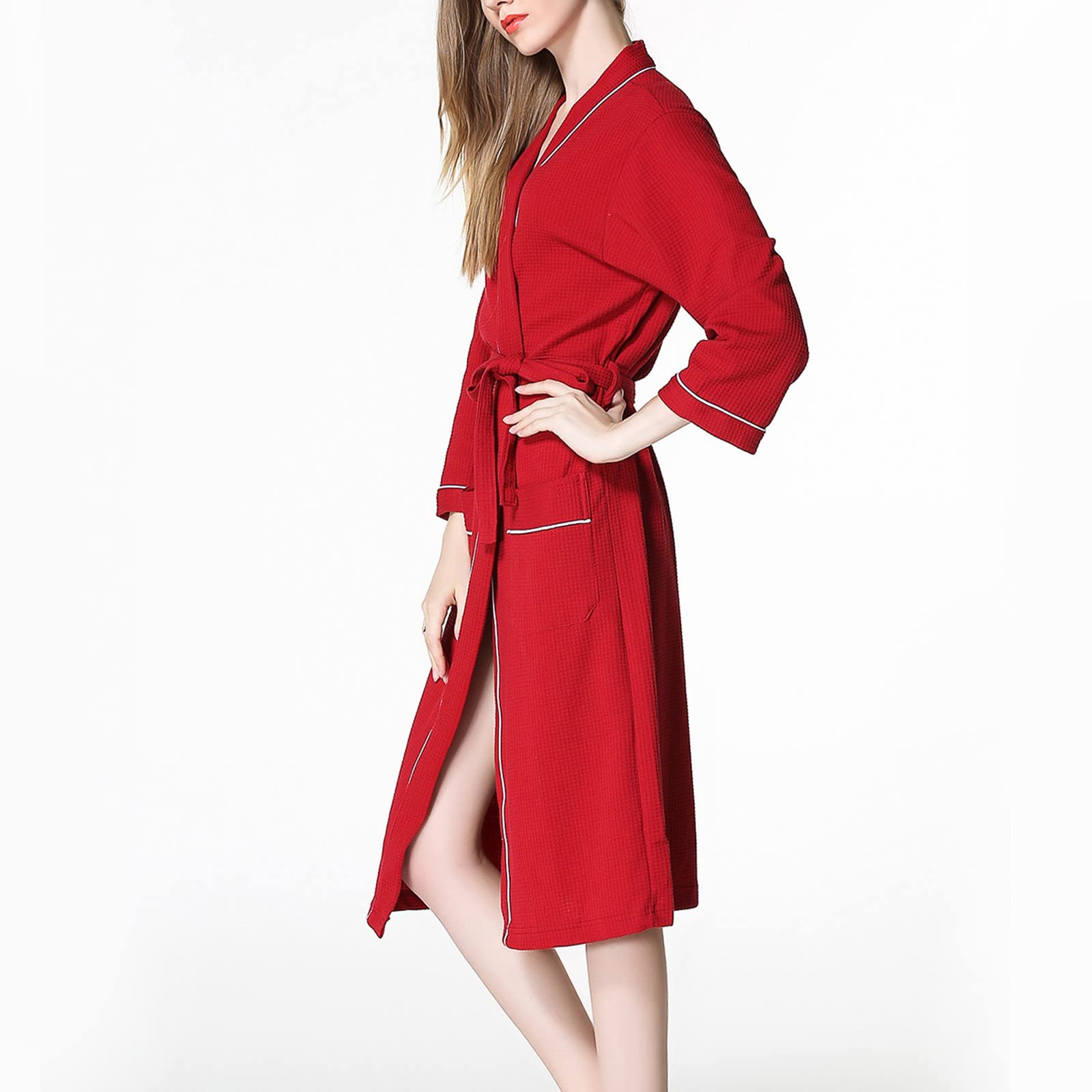 Pigiama lungo, da donna, a maniche lunghe, per la casa, pigiama da donna, set di pigiama in raso, set di pajama, set caldo in pile coral, pigiameria, pigiameria, pigiameria, pigiameria, pigiameria