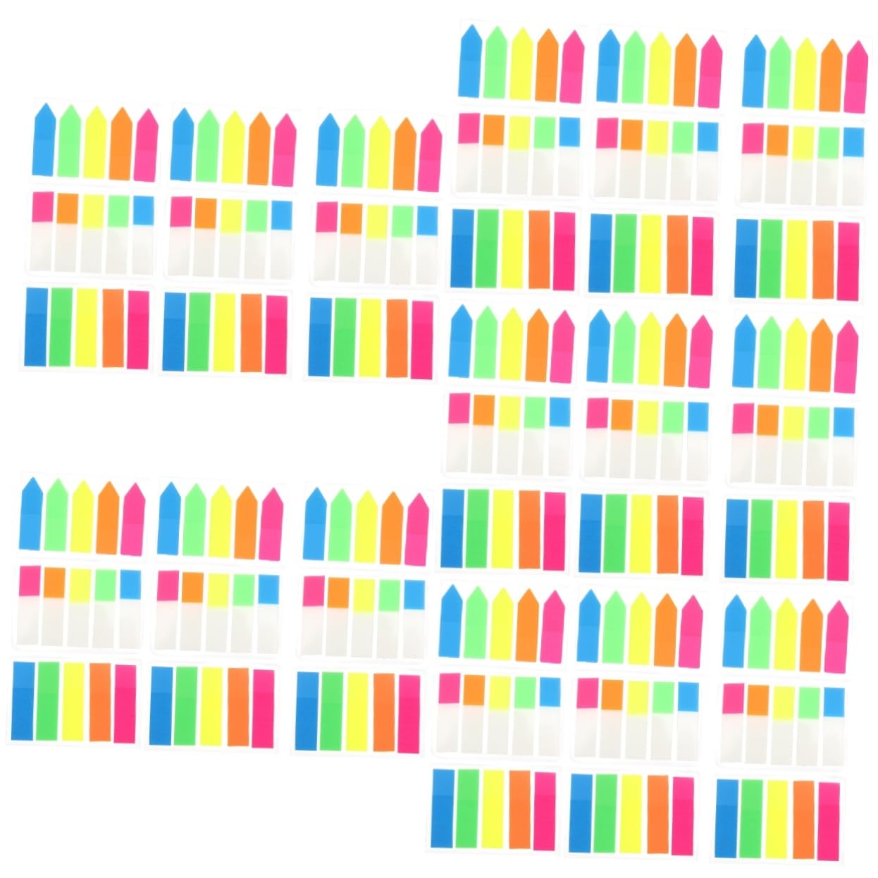 SEWACC 4500piezas Coloridas Para Etiquetas Autoadhesivas Prácticas Para y Marcadores Transparentes y Ecológicos