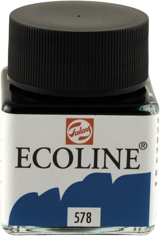 Ecoline Talens Liquid Watercolor 30Ml Sky Blue Cyan (11255780)