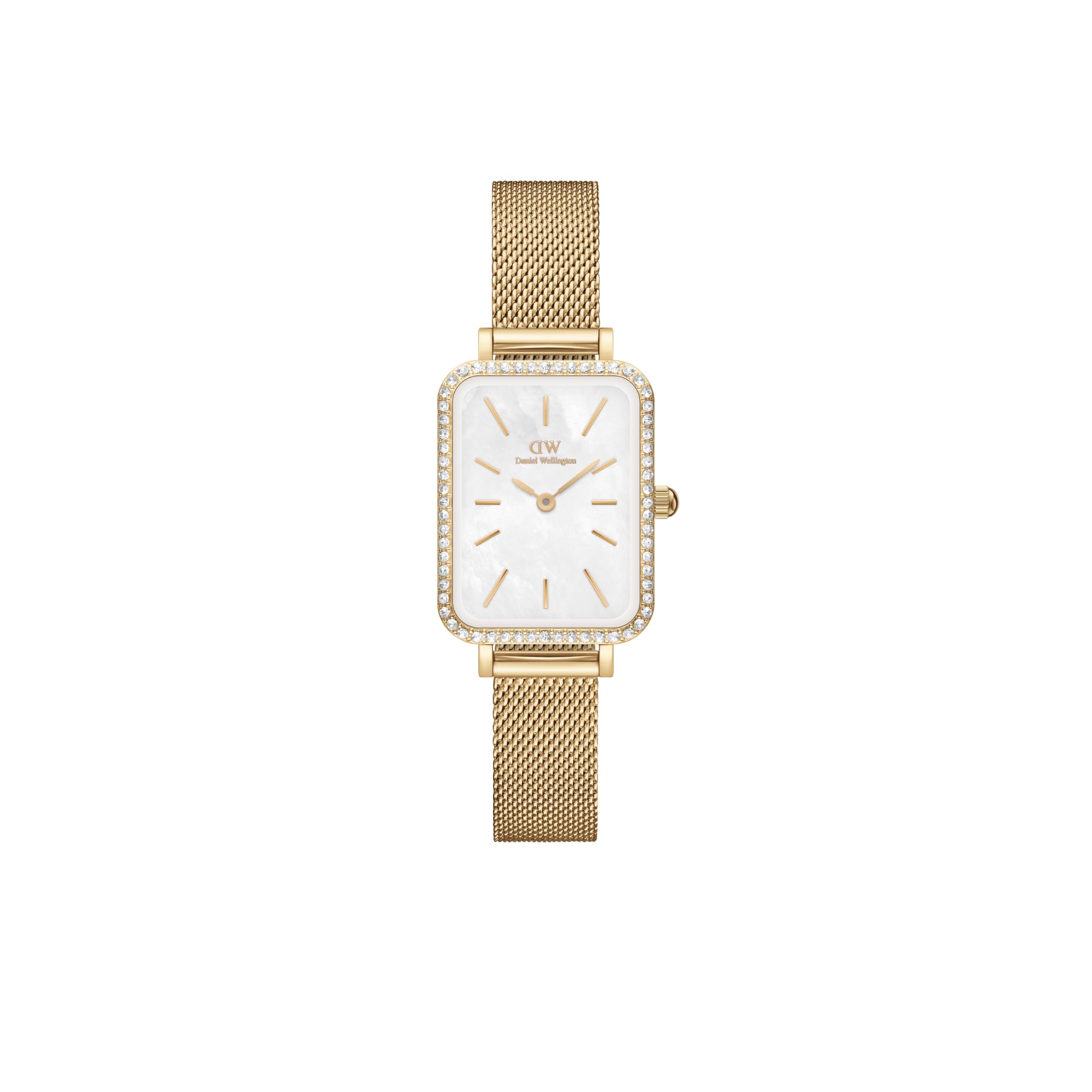 Daniel Wellington Women Analogue Mother of Pearl White Square Dial Watch- DW00100668K (B0CNGZD2BW) Amazon Price History, Amazon Price Tracker