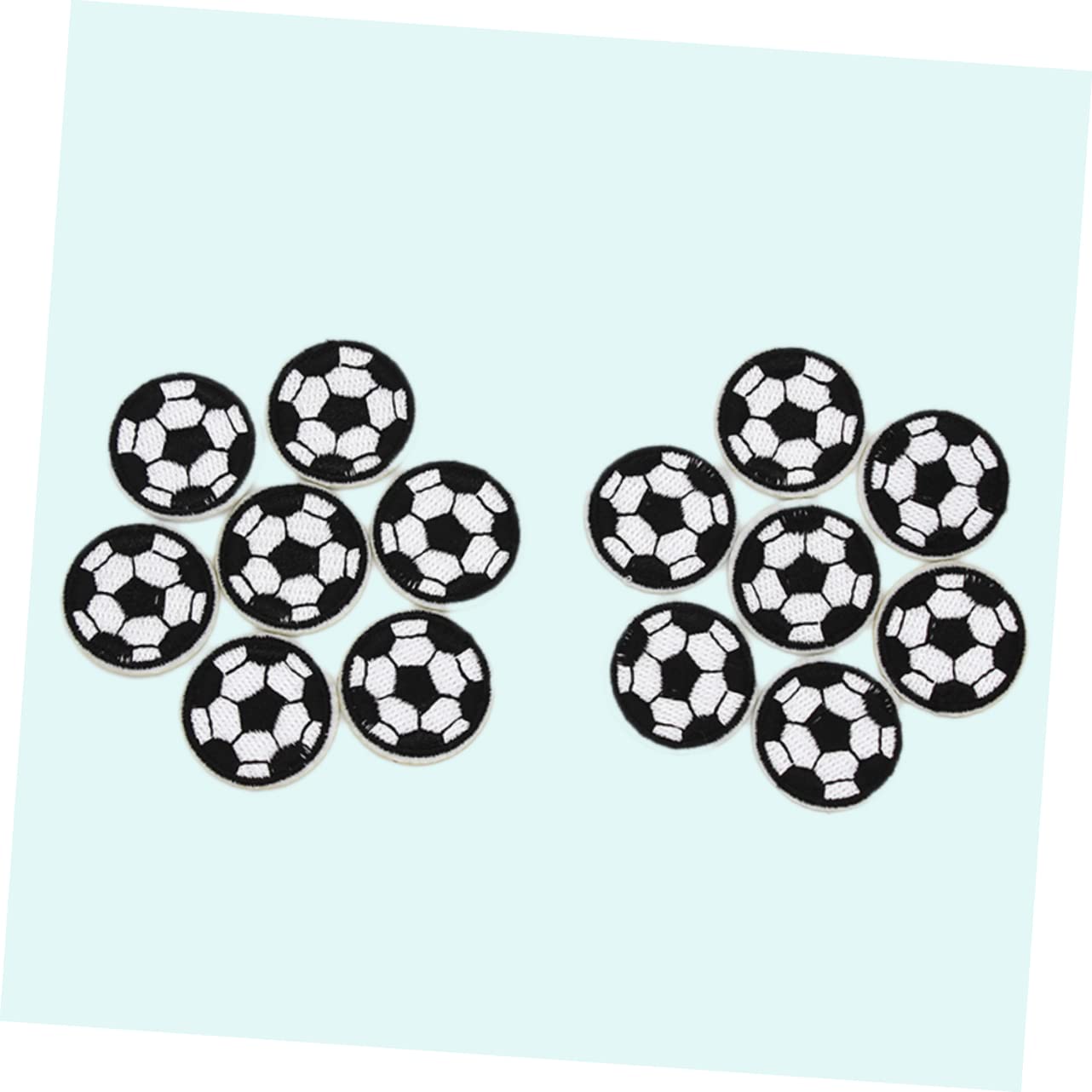 Toppe Ricamate da Calcio 10 Pezzi per Scarpe e Cappelli