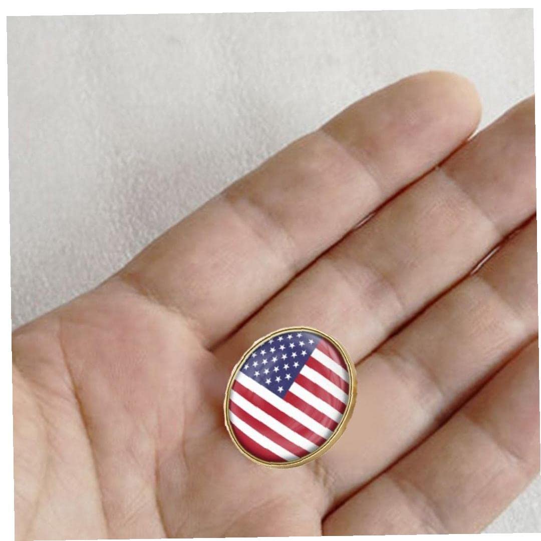 Bandiera Americana Che Sventola Le Spille Degli Stati Uniti - Foto 7