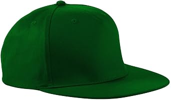 Beechfield Unisex B610.BOT 5-Panel Snapback Rapper Cap - Black, One Size