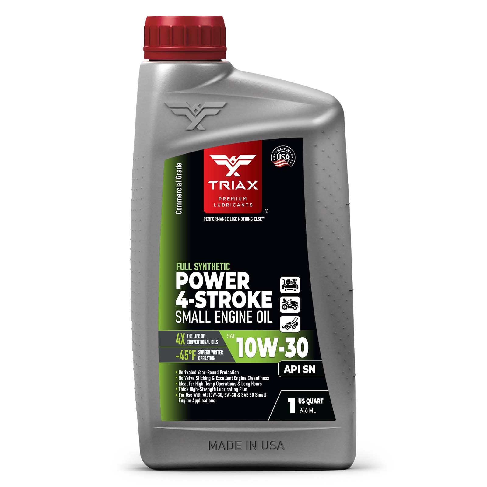 TRIAX Power 4-Stroke 10W-30 Full Synthetic, 1 Quart