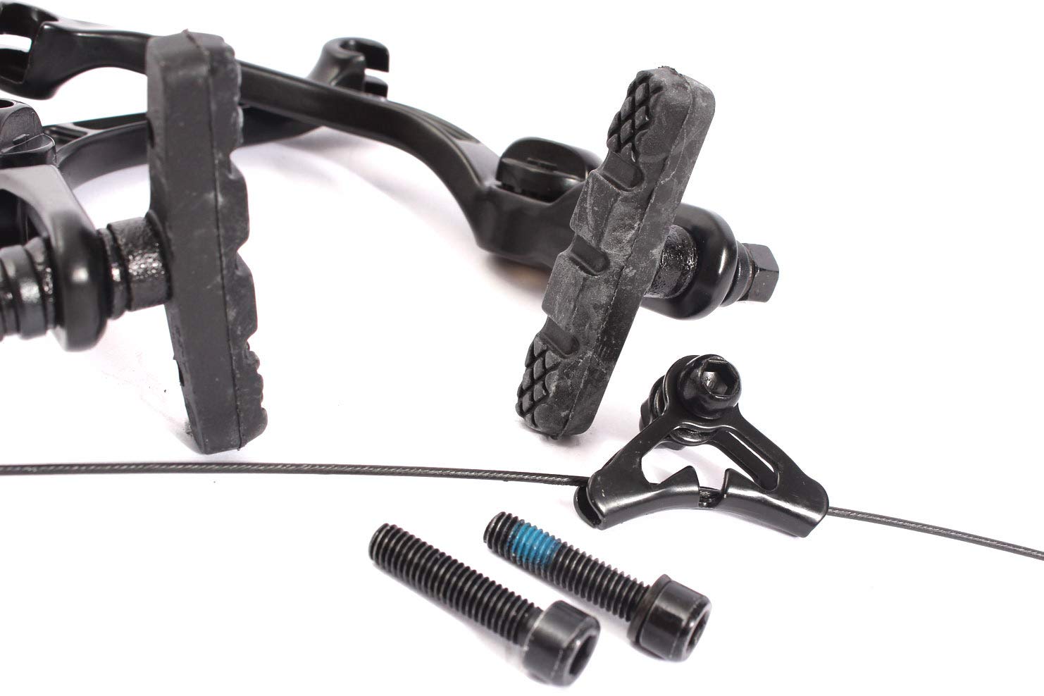 KHE BMX U-Brake hamulec U-Bake aluminium 7005 kuty na zimno czarny anodowany tył