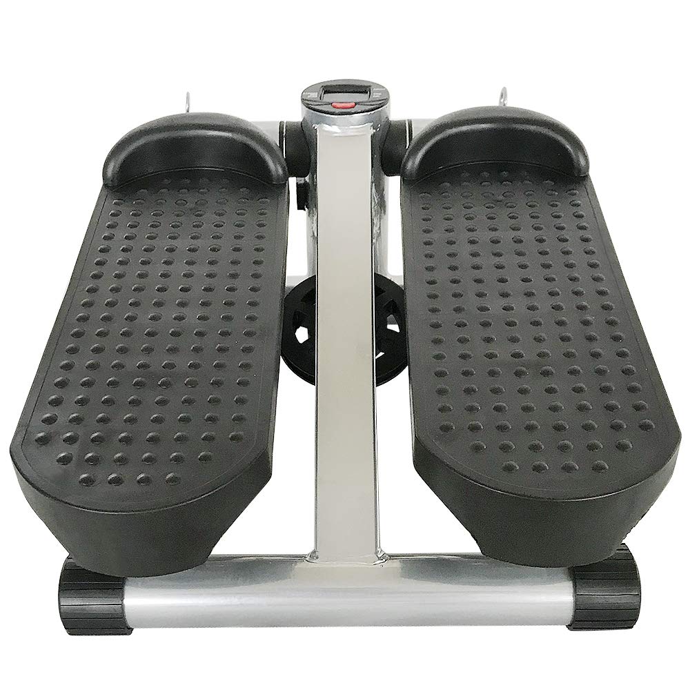Stepper do domu, mini stepper do domu, z linami zasilania, trenażer domowy z wyświetlaczem LCD, domowe ćwiczenia fitness, trening holistyczny