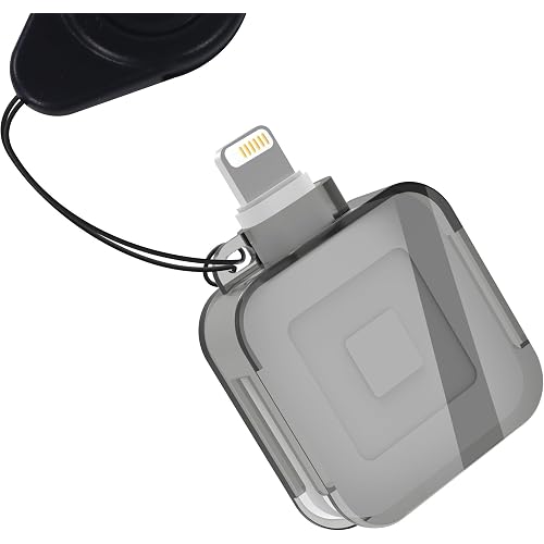 Lanyard Case for Square Reader for Magstripe with 3.5mm Headset Jack or Lightni Connector Cover Case for Square Reader Magstripe Holder (1pack)