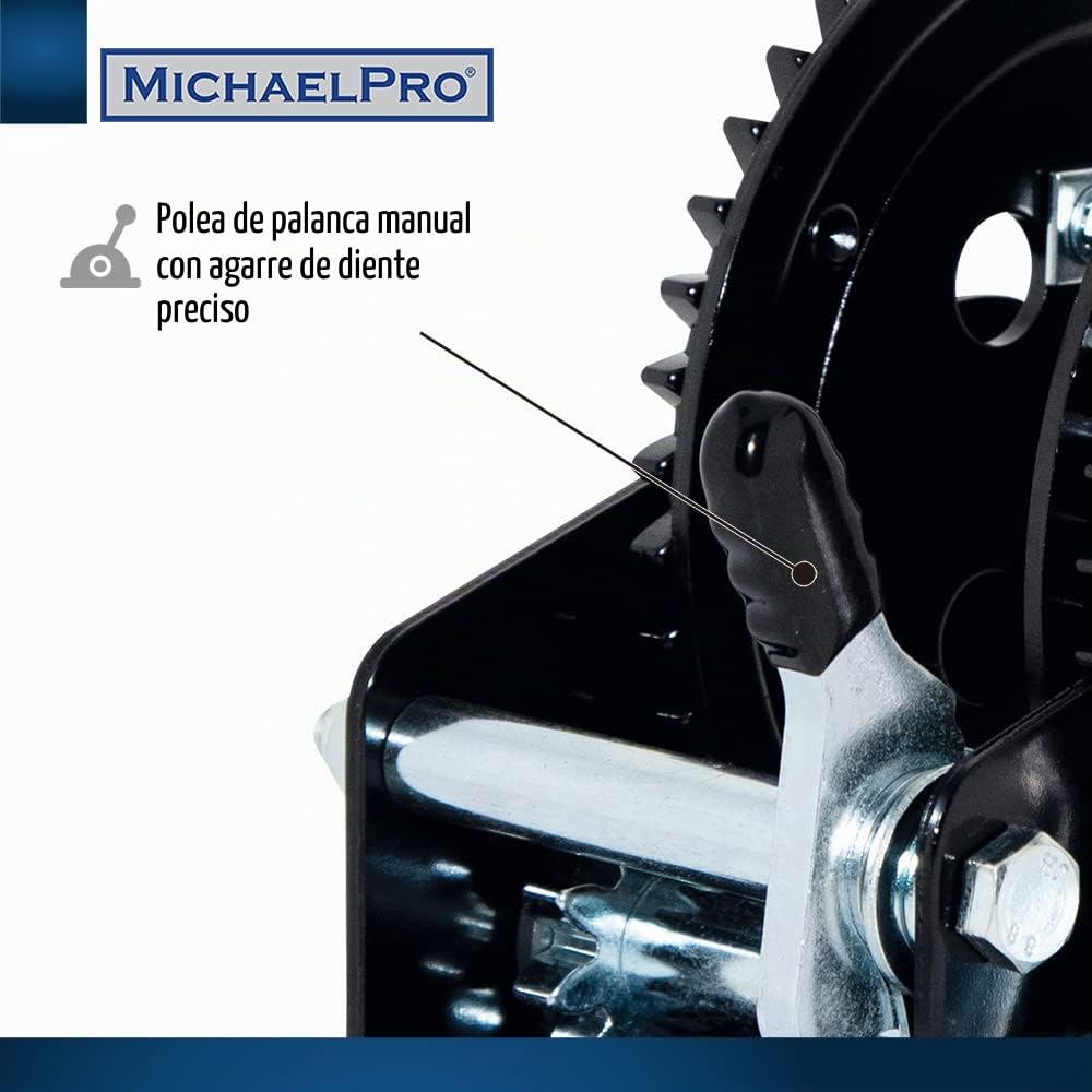 MichaelPro MP009059 - Cabrestante manual (1500 kg)