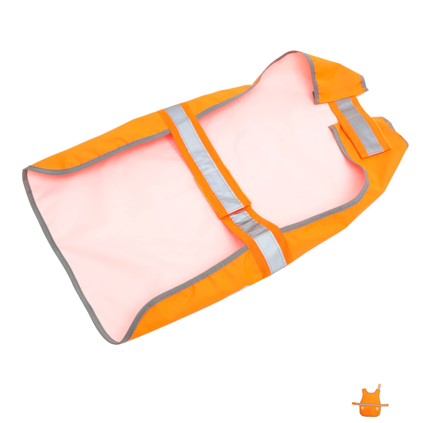 Beavorty 5pièces Gilet Réfléchissant pour Chien Oxford Ajustable Vêtement De Sécurité pour Animaux De Compagnie pour Extérieur