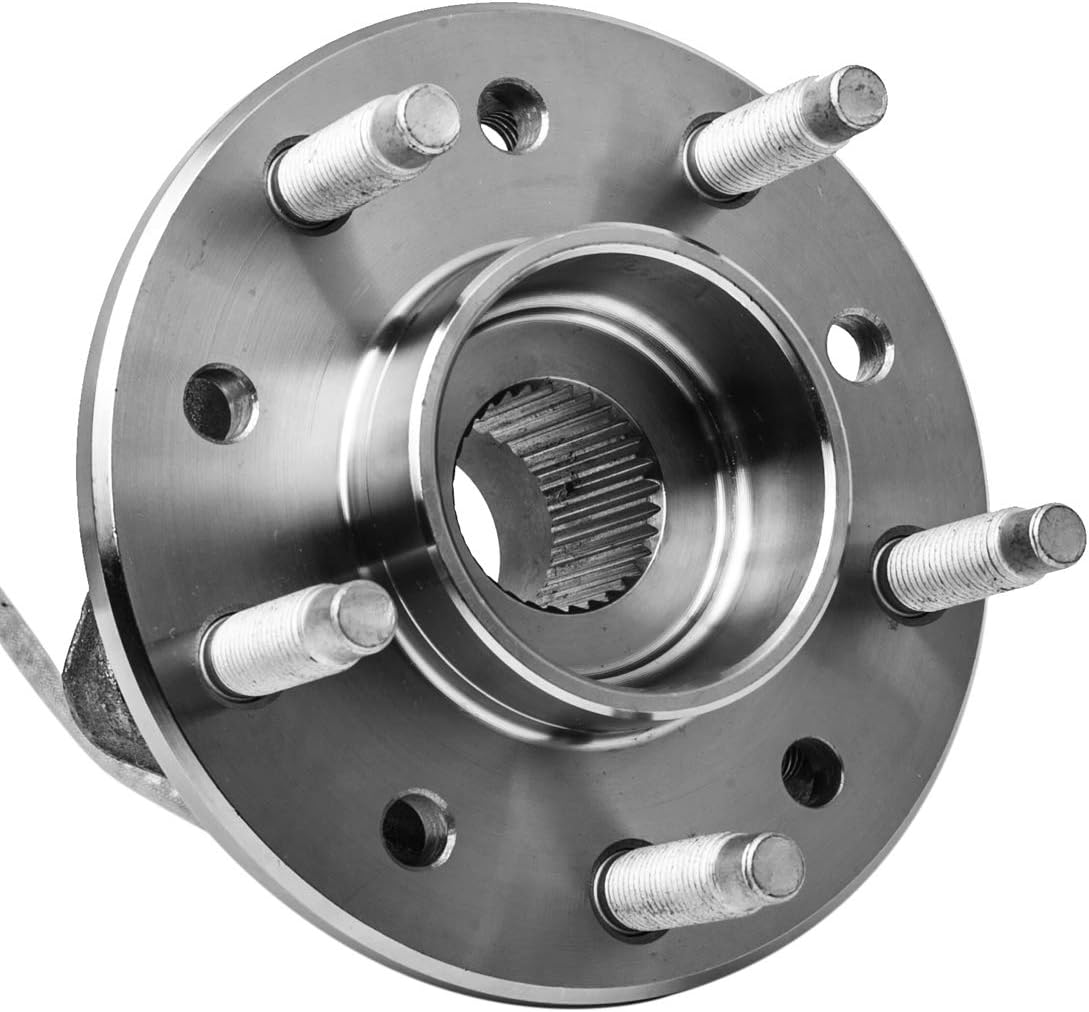 Front Wheel Hub and Bearing Assembly Left or Right Compatible Chevrolet Classic Malibu Alero Oldsmobile Cutlass (excluding Supreme Models) Pontiac Grand Am AUQDD 513137 [ 5 Lug W/ABS ]