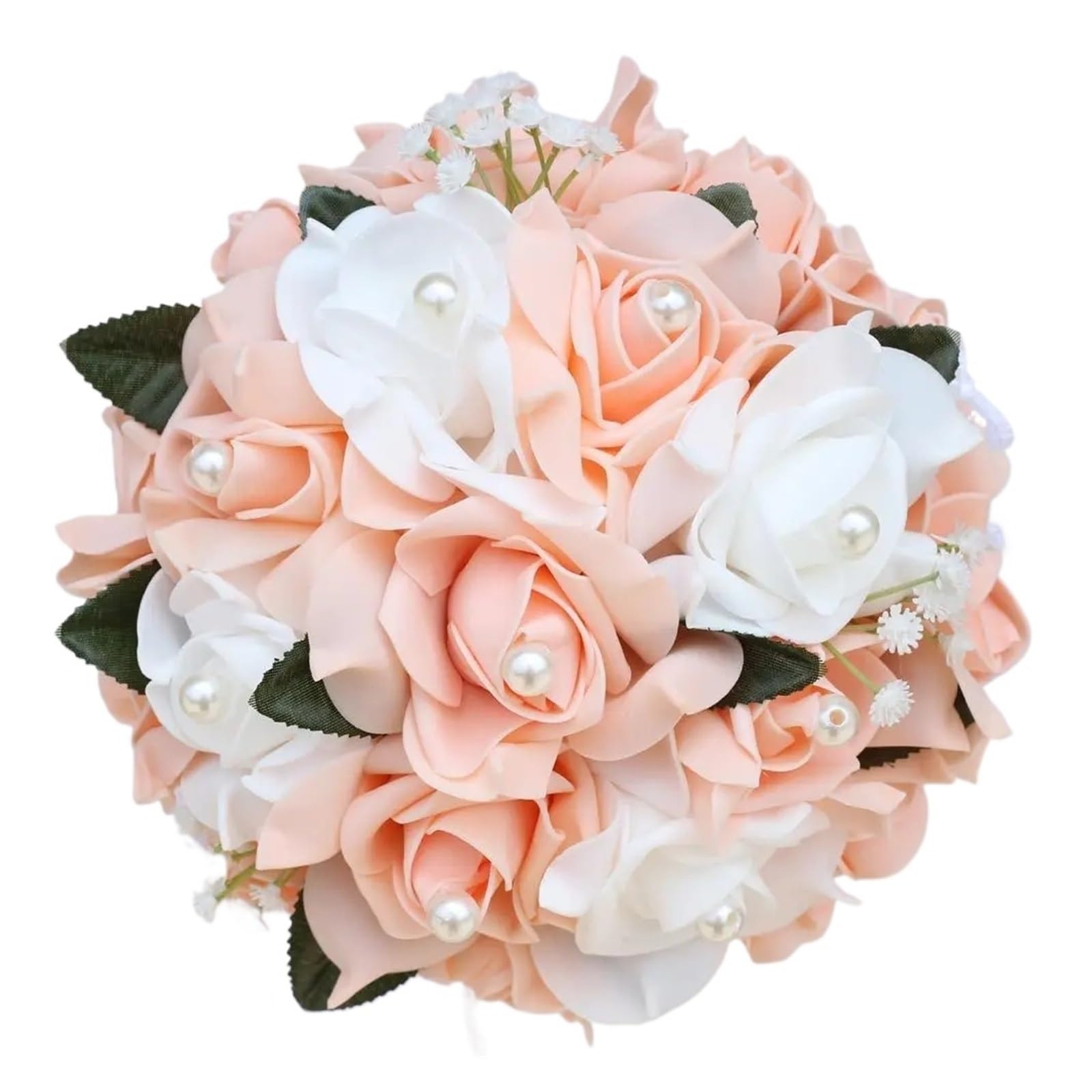 LuoAXINN Artificial Wedding Bouquet Wedding Bouquet Mariage Bouquets Diamond Ribbon Bridal Holding Artificial Flowers Bride(Color 1)
