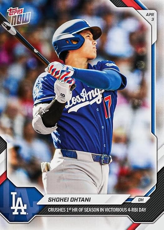 Shohei Ohtani 2026 Topps Now - 44 Los Angeles Dodgers