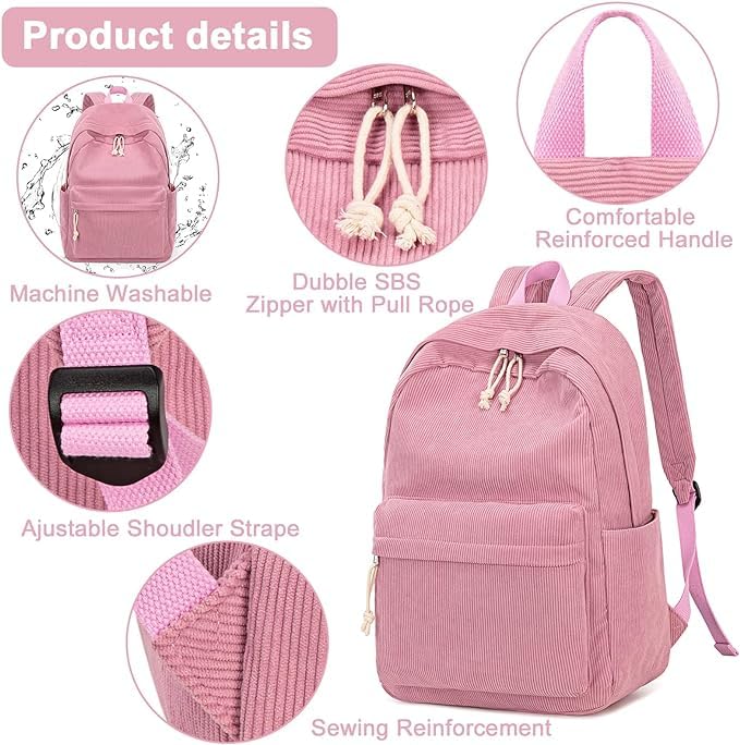 Image of Women's Fashion Backpack Purse Multipurpose Design Convertible Handbags Travel Backpack Purse for Women Casual College Shoulder Bag