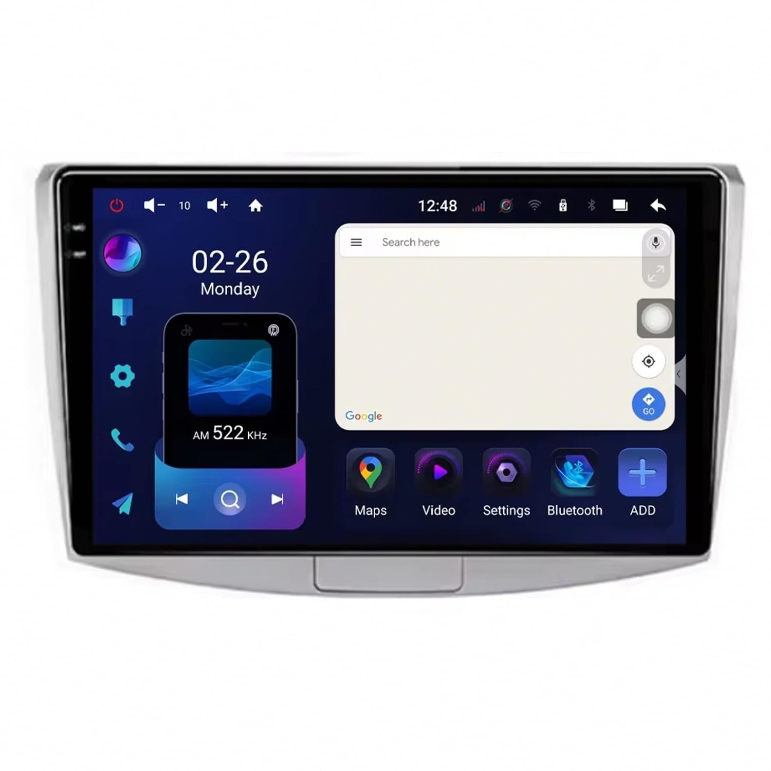 Radio de coche para VW Polo con Android Auto inalámbrico que elimina los cables del salpicadero 8