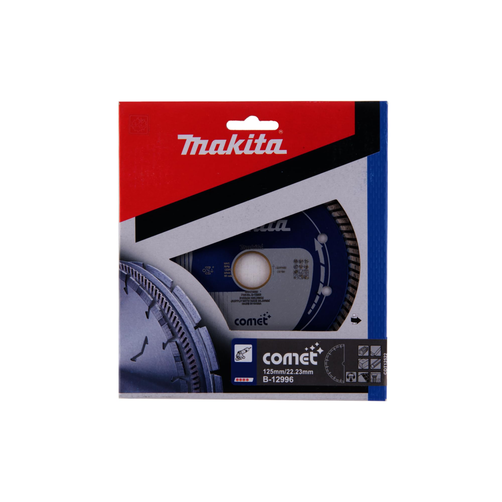 Makita B-12996 Comet Disque diamanté 125 x 22,23 mm