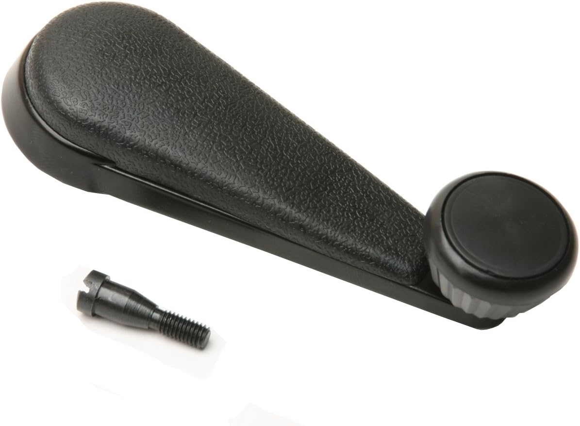 URO Parts 91154247101BK Window Crank Handle Kit, Black Handle, Insert Cover, & Mounting Screw