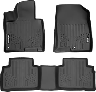 SMARTLINER All Weather Custom Fit Black 2 Row Floor Mat Liner Set Compatible with 2023 Kia Sportage (Only Fits Non-Hybrid Models)