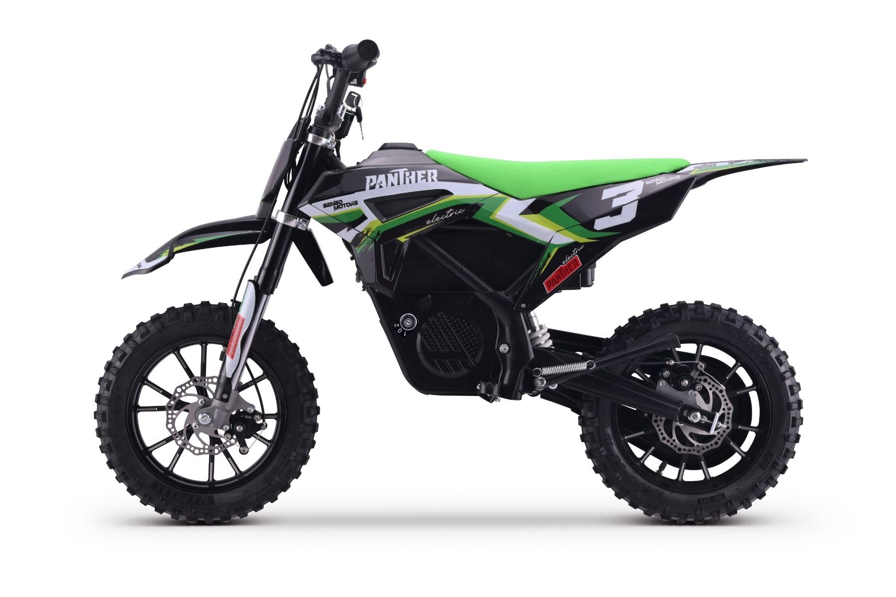 Elektrisches Dirtbike für Kinder Beneo Motors Panther Grün – 550W