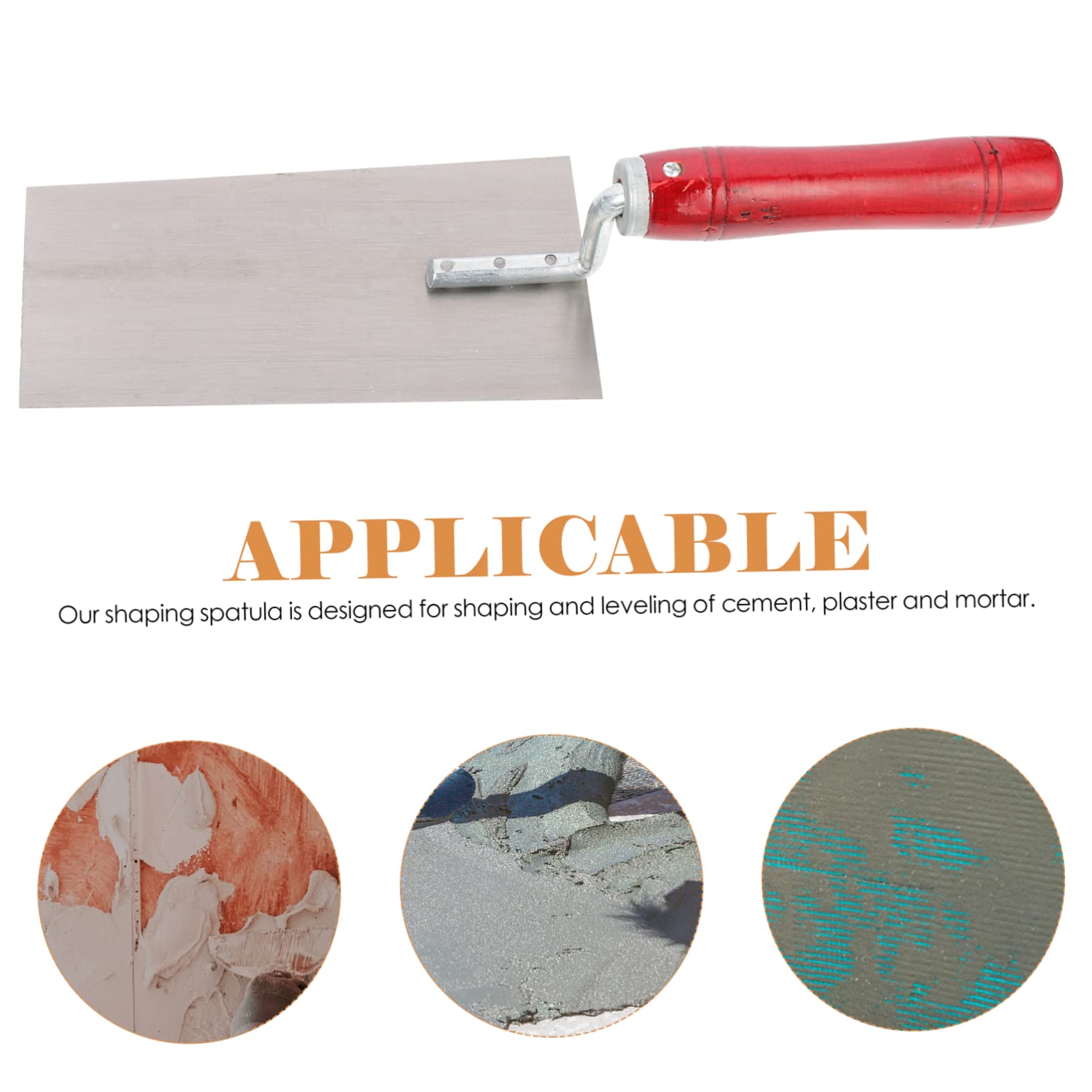Lurrose 3pezzi Tagliastucco in Acciaio Inox Cazzuola Per Intonaco in Di Spatole Per e Rasatura