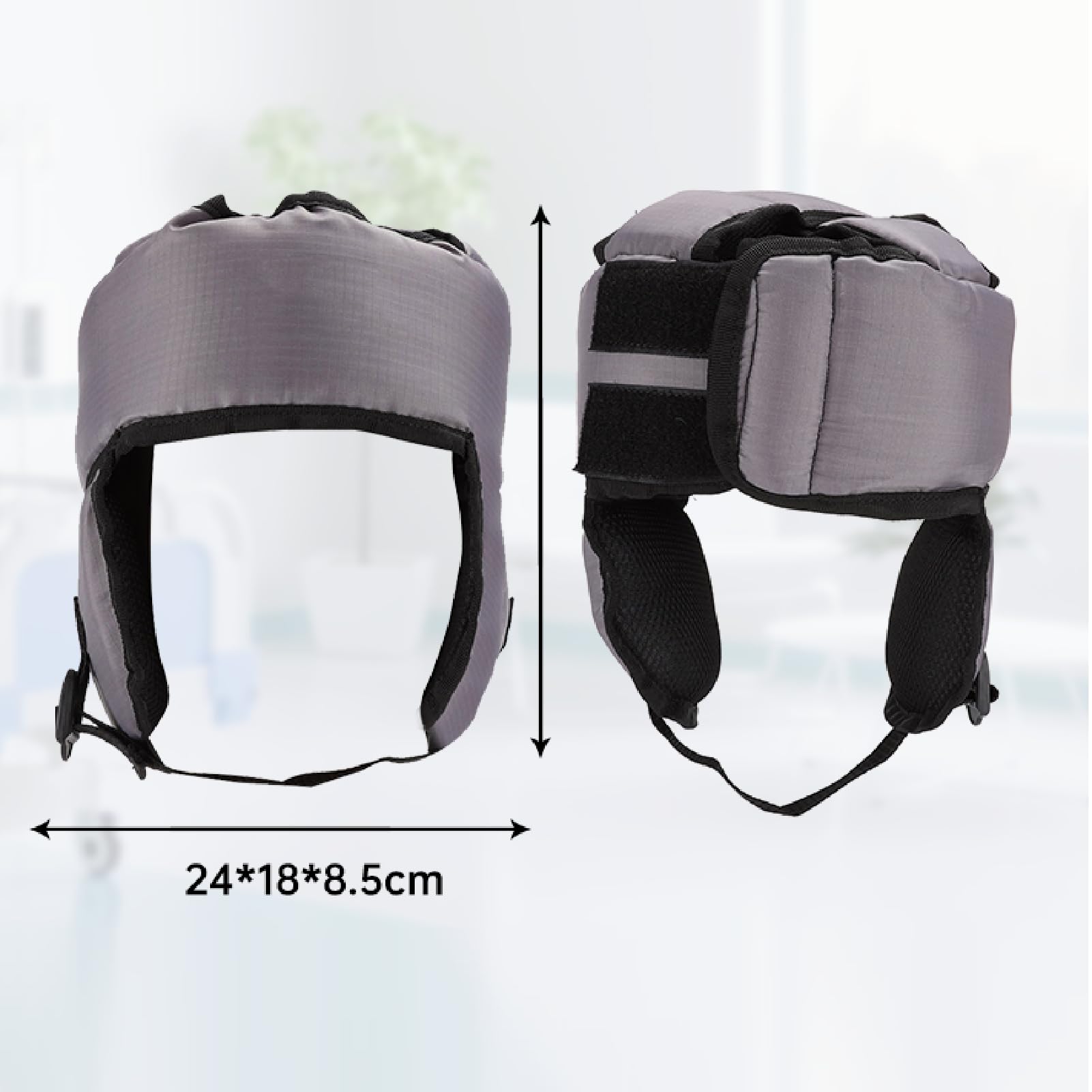 Casque de sécurité pour Personnes âgées, Capuchon de sécurité Souple et réglable, Casque Anti-Collision, Couvre-Chef de Protection pour Personnes âgées, Absorption des Chocs pour Adultes âgés